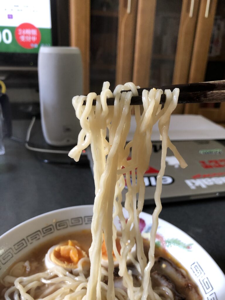 蟹味噌ラーメン　太麺
